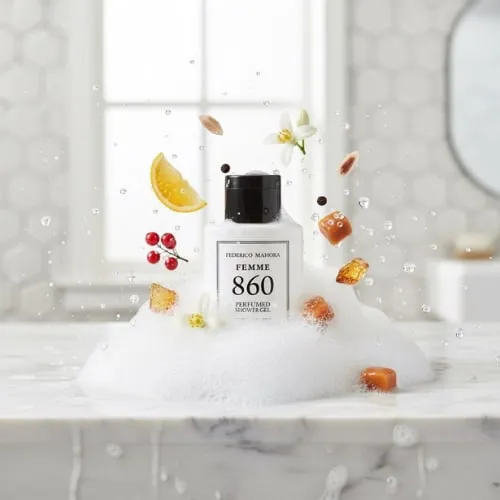Perfumowany żel pod prysznic 860 50 ml PURE ROYAL FM WORLD – zdjęcie aranżacyjne