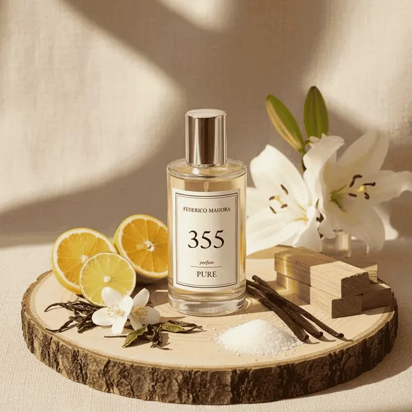 Perfumy damskie PURE 355 50 ml FM WORLD – zdjęcie aranżacyjne
