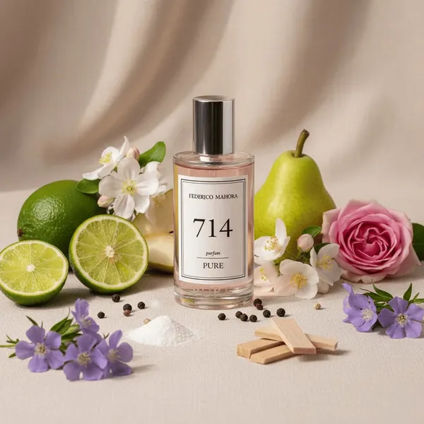 Perfumy damskie PURE 714 50 ml FM WORLD – zdjęcie aranżacyjne