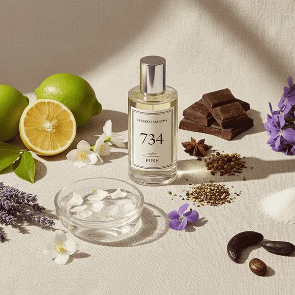 Perfumy damskie PURE 734 50 ml FM WORLD – zdjęcie aranżacyjne