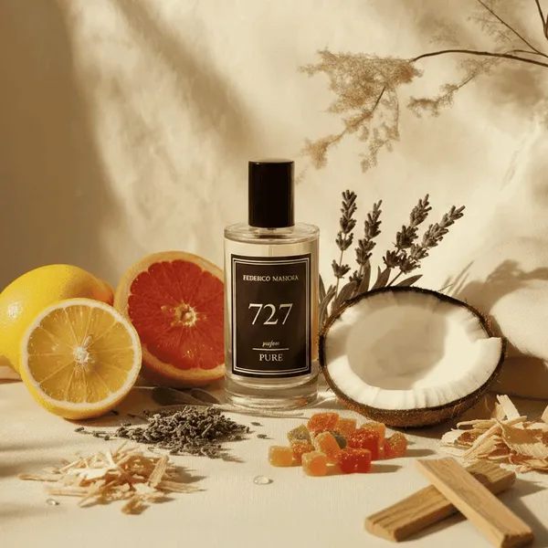 Perfumy męskie PURE 727 FM WORLD – zdjęcie aranżacyjne