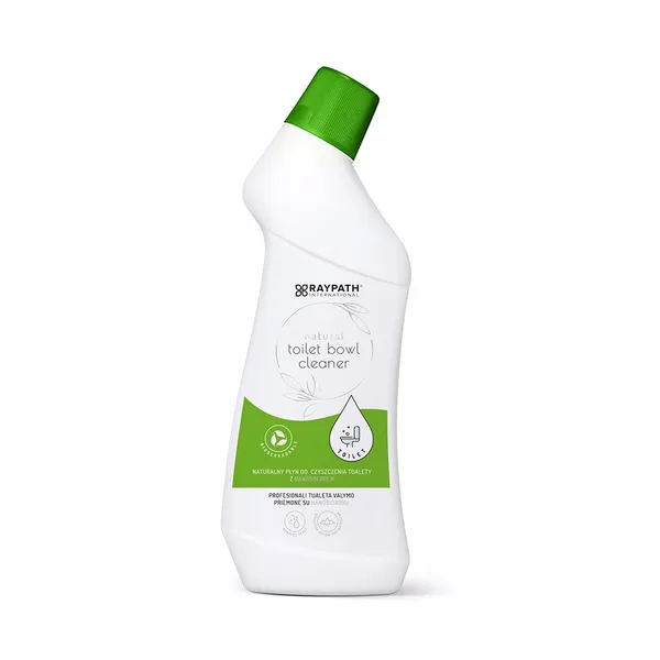 Butelka płynu do czyszczenia toalety 750ml Raypath z zieloną zakrętką