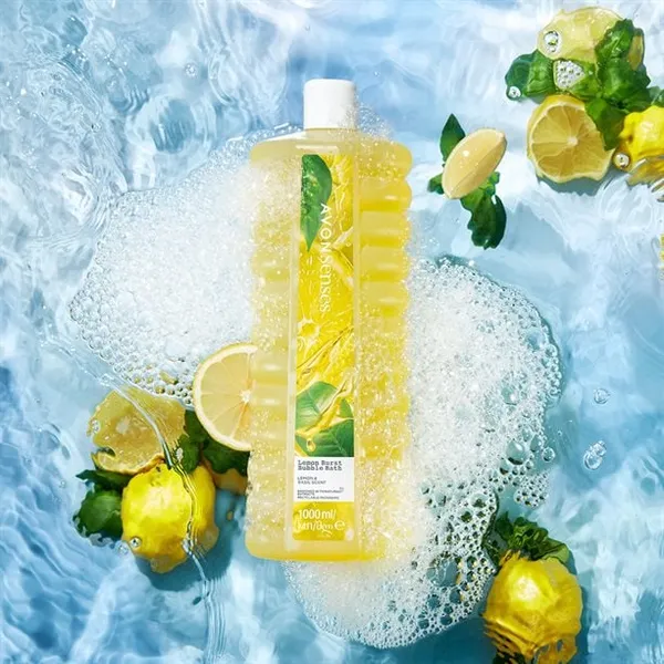Płyn do kąpieli Lemon Burst Senses 1000 ml AVON – zdjęcie 3