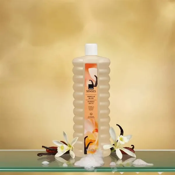 Płyn do kąpieli Vanilla Bliss Senses 1000 ml AVON – zdjęcie 2