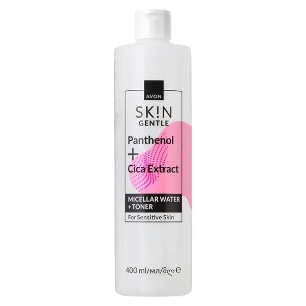 Delikatny płyn micelarny i tonik do twarzy 2 w 1 400 ml AVON