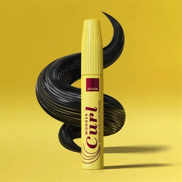 Podkręcająco-unoszący tusz do rzęs WonderCurl Blackest Black 10 ml AVON – zdjęcie 2
