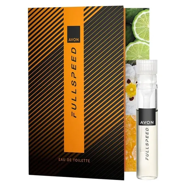 Próbka wody toaletowej Full Speed na ulotce 0,6 ml AVON