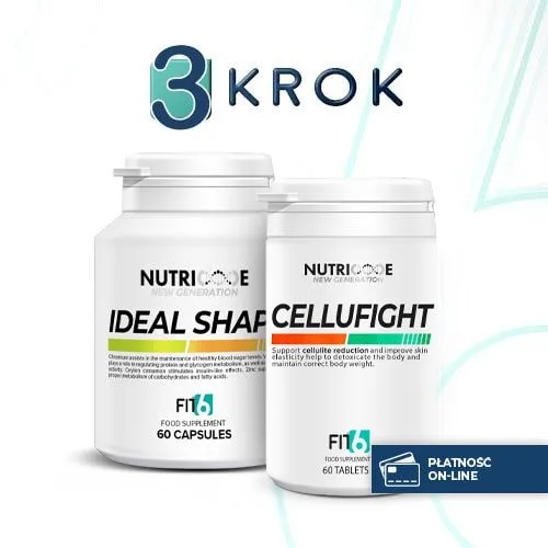 Program FIT6 NEW GENERATION krok 3 Cellufight + Ideal Shape NUTRICODE FM WORLD