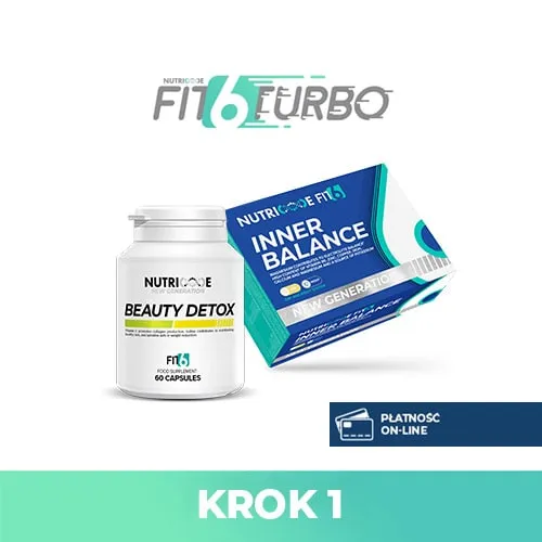 Program FIT6 TURBO NEW GENERATION krok 1 Inner Balance + Beauty Detox NUTRICODE FM WORLD