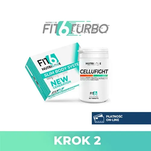Program FIT6 TURBO NEW GENERATION krok 2 Slim Body System + Cellufight NUTRICODE FM WORLD
