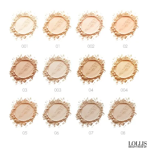 Puder matujący M004 9 g LOLLIS – zdjęcie aranżacyjne