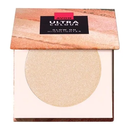 Puder rozświetlający Ultra Colour Glistening Gold 8 g AVON