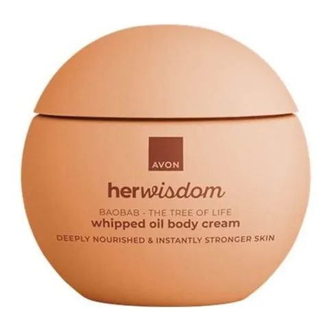Puszysty olejkowy krem do ciała Baobab 180 ml AVON