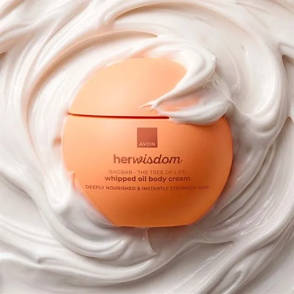 Puszysty olejkowy krem do ciała Baobab 180 ml AVON – zdjęcie 2