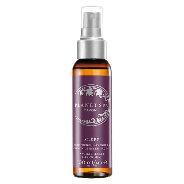 Spray rilassante per cuscino e lenzuola con lavanda e camomilla Planet Spa 100 ml AVON