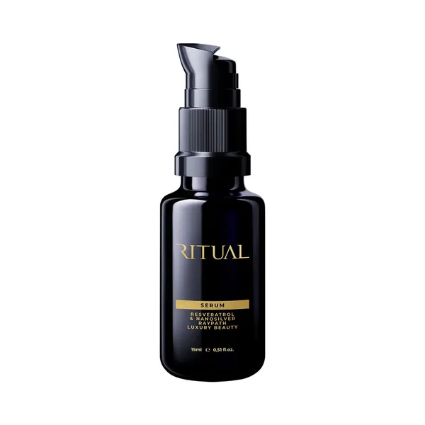 Ritual Serum pod oczy Raypath 15 ml w czarnej butelce z pompką