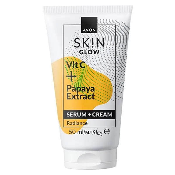 Rozświetlające serum i krem do twarzy 2 w 1 50 ml AVON