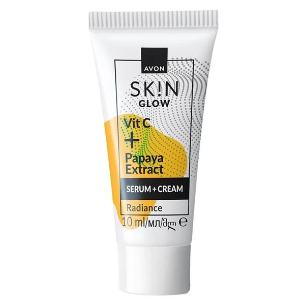 Rozświetlające serum i krem do twarzy 2 w 1 – miniwersja 10 ml AVON