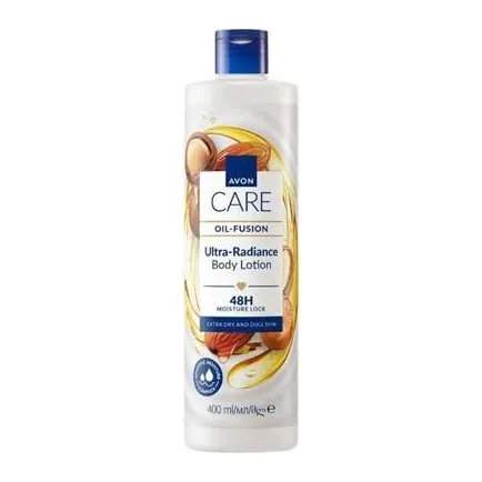 Rozświetlający balsam do ciała z olejkami Avon Care 400 ml