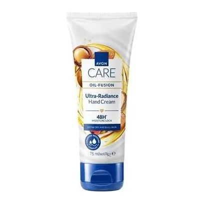 Rozświetlający krem do rąk z olejkami Avon Care 75 ml