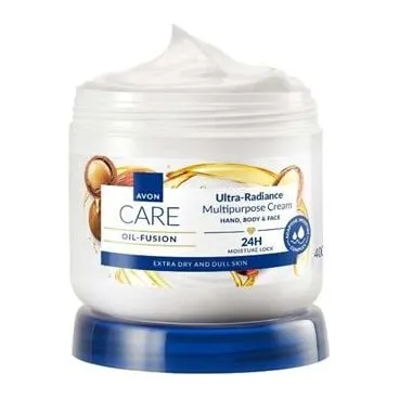 Rozświetlający krem do twarzy, ciała i dłoni z olejkami Avon Care 400 ml