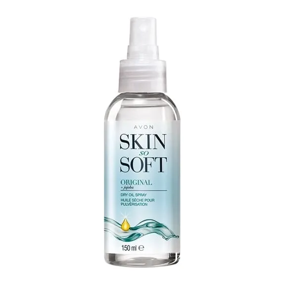 Suchy olejek do ciała w sprayu z olejkiem jojoba Skin So Soft 150 ml AVON