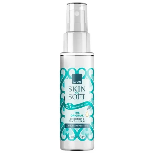 Suchy olejek do ciała w sprayu z olejkiem jojoba – edycja limitowana Skin So Soft 100 ml AVON