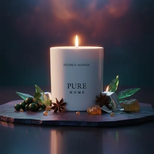Świeca zapachowa Home Ritual 489 150 g PURE FM WORLD – zdjęcie aranżacyjne