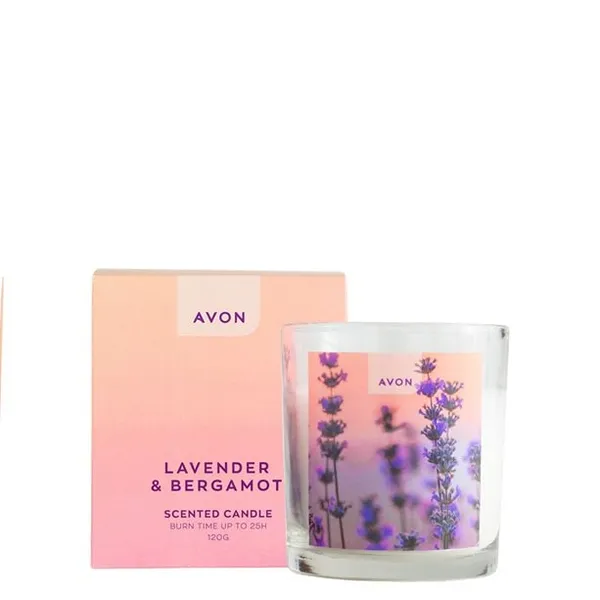 Świeczka zapachowa Lawenda i bergamotka 120 g AVON