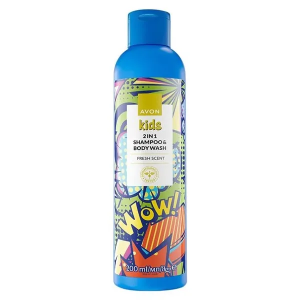 Szampon i żel pod prysznic 2 w 1 dla dzieci Fresh 200 ml AVON