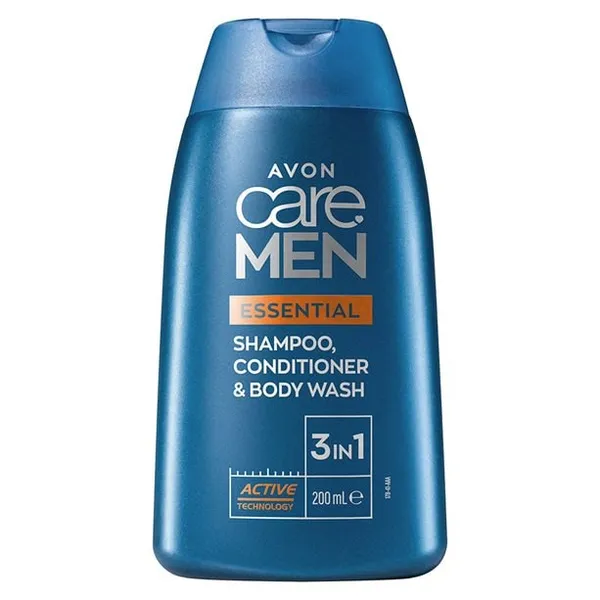Szampon, odżywka i płyn do mycia ciała 3 w 1 Avon Care Men 200 ml