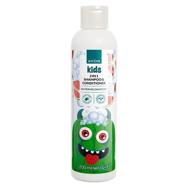 Szampon i odżywka 2 w 1 dla dzieci o zapachu arbuza 200 ml AVON