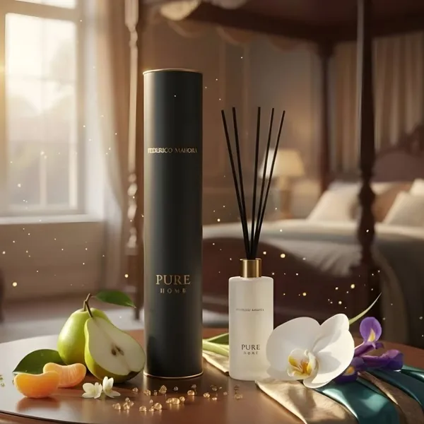 Trzcinki zapachowe Home Ritual 16 100 ml PURE BLACK EDITION FM WORLD – zdjęcie aranżacyjne