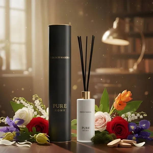 Trzcinki zapachowe Home Ritual 21 100 ml PURE BLACK EDITION FM WORLD – zdjęcie aranżacyjne
