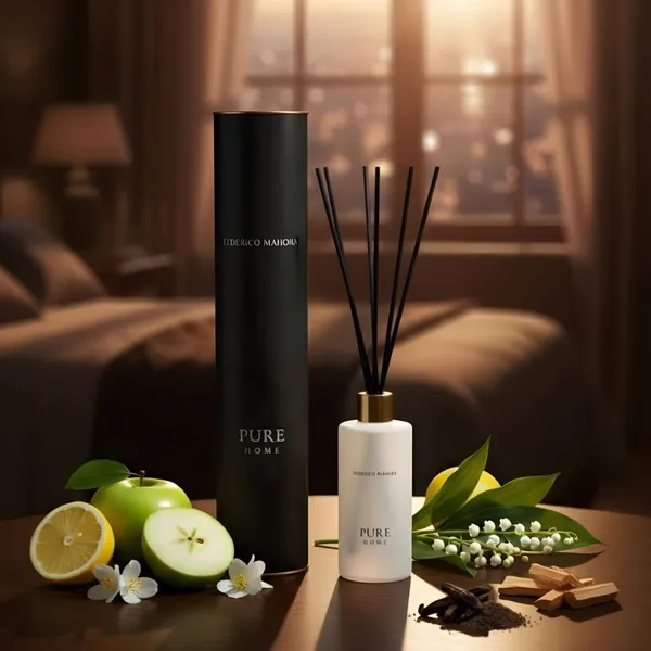 Trzcinki zapachowe Home Ritual 431 100 ml PURE BLACK EDITION FM WORLD – zdjęcie aranżacyjne