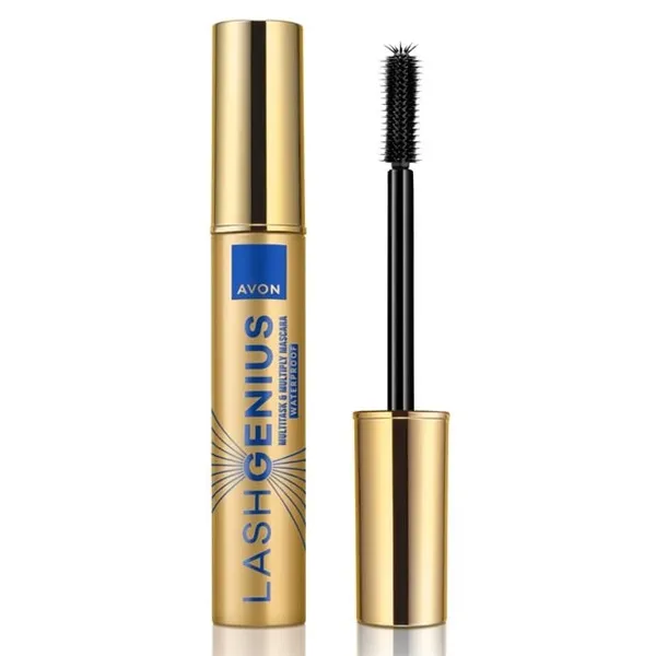 Tusz Geniusz – wersja wodoodporna Brown Black 10 ml AVON