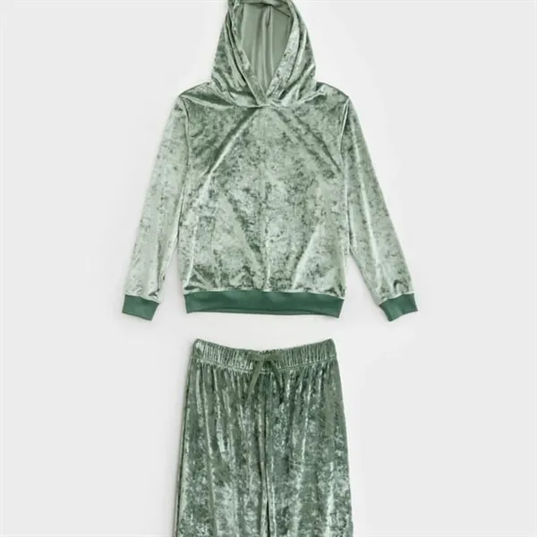 Welurowy dres z kapturem – rozmiar L AVON