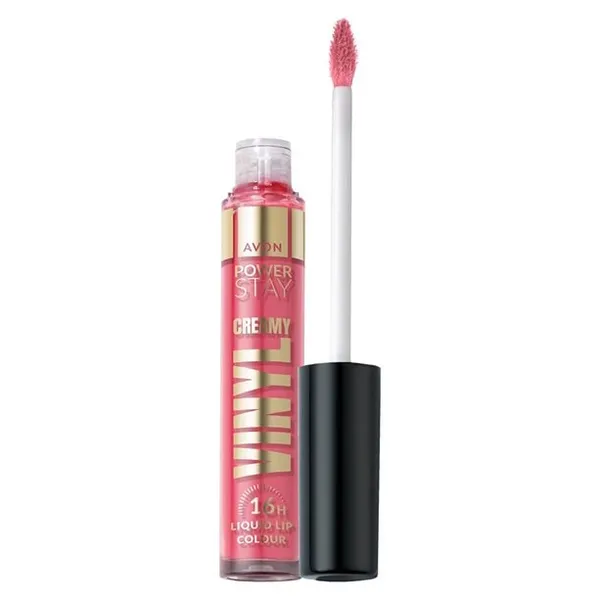 Winylowa szminka w płynie „16 godzin” Power Stay Prized Pink 6 ml AVON