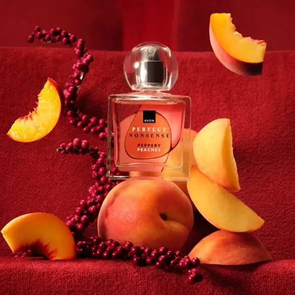 Woda perfumowana Perfect Nonsense Peppery Peaches 50 ml AVON – zdjęcie 2