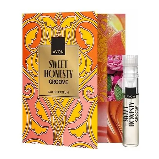 Woda perfumowana Sweet Honesty Groove – ulotka z próbką 0,6 ml AVON