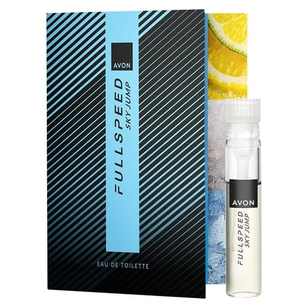 Woda toaletowa Full Speed Sky Jump – ulotka z próbką 0,6 ml AVON