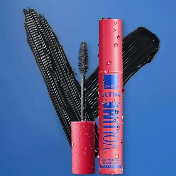Wodoodporny tusz do rzęs Ultra Volume Brown Black 10 ml AVON – zdjęcie 4
