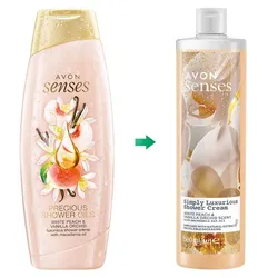 Kremowy żel pod prysznic brzoskwinia i wanilia 500ml AVON