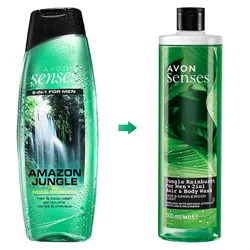 ŻEL DO MYCIA CIAŁA I WŁOSÓW Amazon Jungle 2 w 1 500ml AVON