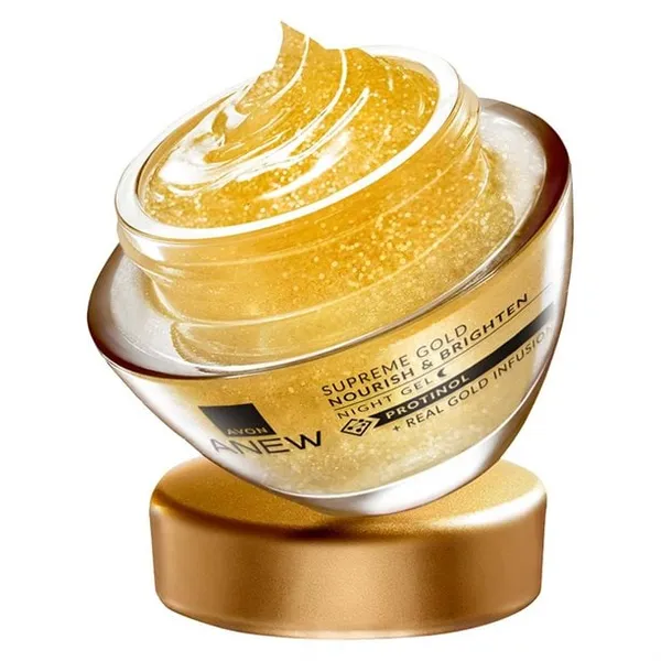 Żel na noc z Protinolem™ i prawdziwym złotem Anew 50 ml AVON – zdjęcie 2