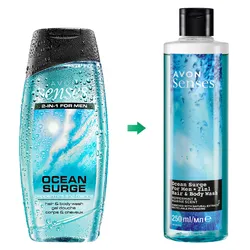 Żel do mycia ciała i włosów Ocean Surge 250ml AVON