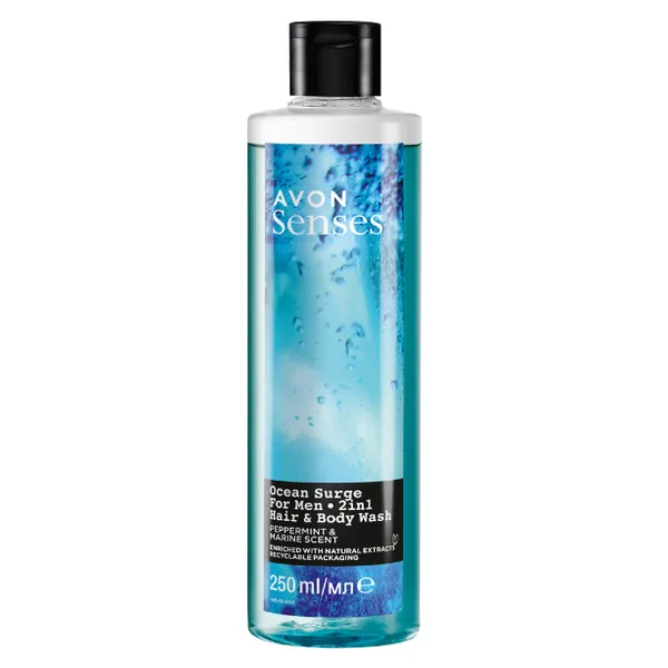 Żel do mycia ciała i włosów Ocean Surge 250ml AVON
