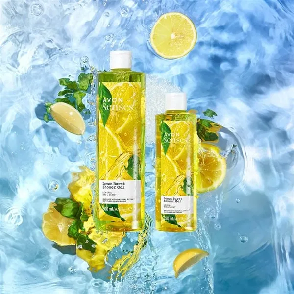 Żel pod prysznic Lemon Burst Senses 500 ml AVON – zdjęcie 3