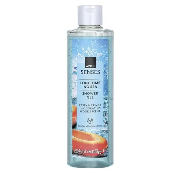 Żel pod prysznic Long Time No Sea Senses 250 ml AVON