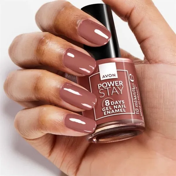 Żelowy lakier do paznokci Power Stay Designer Red 10 ml AVON – zdjęcie 2